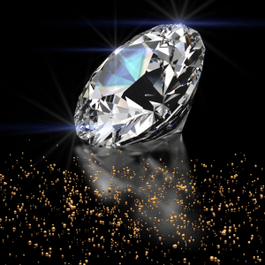Diamond on Polycrystalline diamond particles